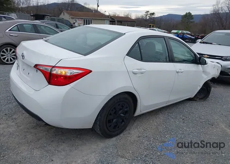 2016 Toyota Corolla L z USA, uszkodzony, nr VIN 2T1BURHE2GC492984